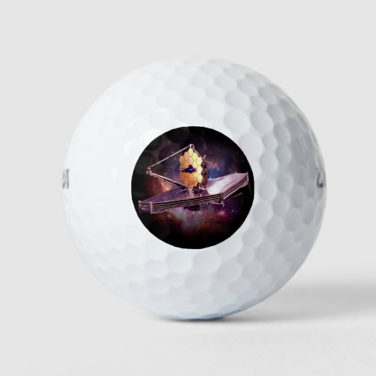 Modern James webb space nasa telescope Golfballen (Voorkant)