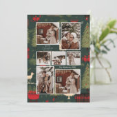 Modern Japan Kerstmis Nordic Foto's Feestdagenkaart (Staand voorkant)