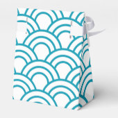 Modern Japanese Geometric Pattern  Bedankdoosjes (Achterkant)