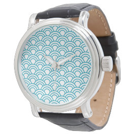Modern Japans Geometrisch Patroon Horloge