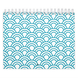 Modern Japans Geometrisch Patroon Kalender