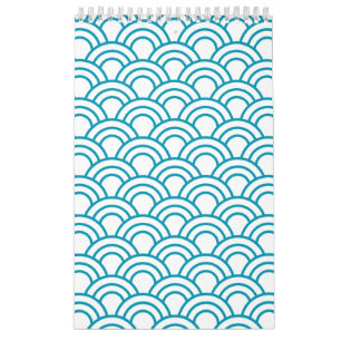 Modern Japans Geometrisch Patroon Kalender