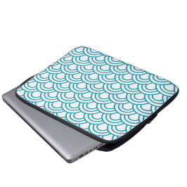 Modern Japans Geometrisch Patroon Laptop Sleeve