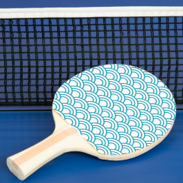 Modern Japans Geometrisch Patroon Tafeltennisbatje