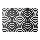 Modern Jazz Age Roaring Twenties Zwart-wit Badmat (Voorkant)