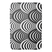 Modern Jazz Age Roaring Twenties Zwart-wit Badmat (Voorkant Verticaal)