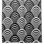 Modern Jazz Age Roaring Twenties Zwart-wit Douchegordijn (Voorkant)