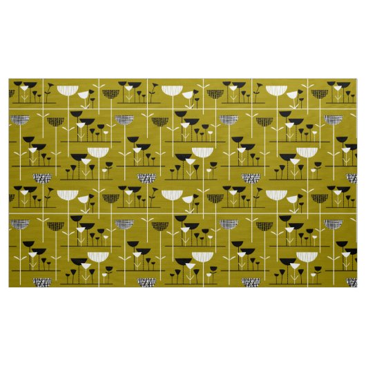 Modern Jazz - Gold Brown 988501 Stof (Yard (91,4 cm))