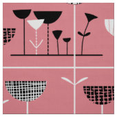 Modern Jazz - Roze e3868f Stof (Swatch)