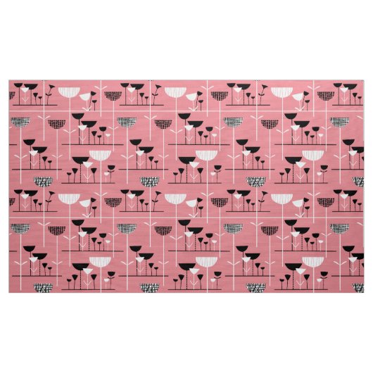 Modern Jazz - Roze e3868f Stof (Yard (91,4 cm))
