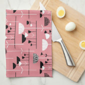 Modern Jazz - Roze e3868f Theedoek (Quarter Fold)