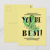 Modern Je bent de beste Briefkaart (Voorkant / Achterkant)