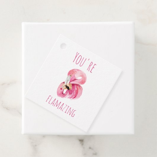 Modern je bent een ontvlammende schoonheidsroze fl bedankjes labels (In situ)