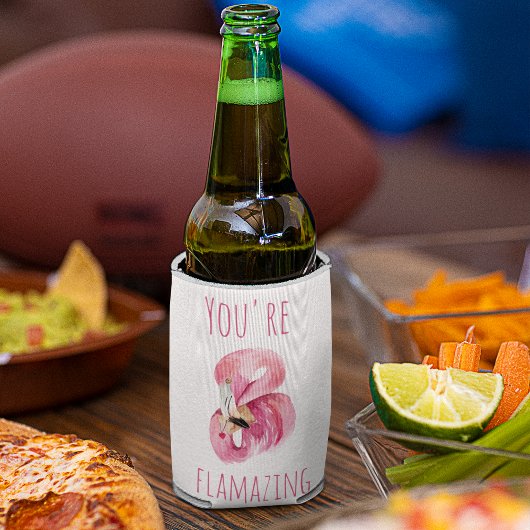 Modern je bent een ontvlammende schoonheidsroze fl blikjeskoeler