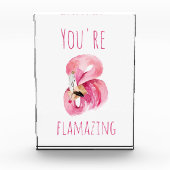 Modern je bent een ontvlammende schoonheidsroze fl fotoblokken (Voorkant)