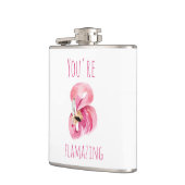 Modern je bent een ontvlammende schoonheidsroze fl heupfles (Links)