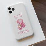 Modern je bent een ontvlammende schoonheidsroze fl iPhone 11Pro max hoesje<br><div class="desc">Modern je bent een ontvlammende schoonheidsroze flamingo</div>