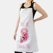 Modern je bent een ontvlammende schoonheidsroze fl schort (Insitu)