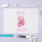 Modern je bent een ontvlammende schoonheidsroze fl tissuepapier (Craft)