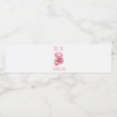 Modern je bent een ontvlammende schoonheidsroze fl waterfles etiket (Enkel label)