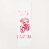 Modern je bent een ontvlammende schoonheidsroze fl yogamat (Voorkant)