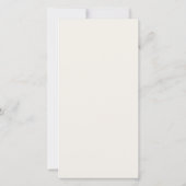 Modern je eigen foto, verlovingspartijuitnodiging bedankkaart (Achterkant)