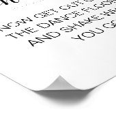 Modern je ziet er uit als een warm bruiloft-badkam poster (Hoek)