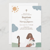 Modern Jesus And Lamb Baptism  Kaart (Voorkant / Achterkant)