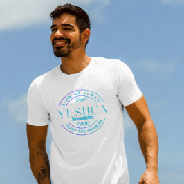 Modern Jesus Monogram typografie T-shirt