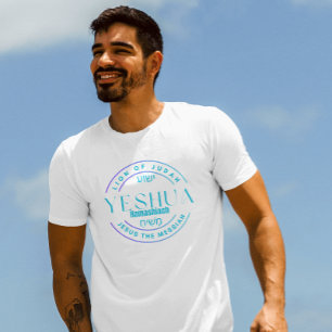 Modern Jesus Monogram typografie T-shirt