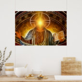 modern jesus-poster poster (Keuken)