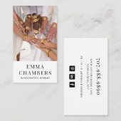 Modern Jewelry Designer Visitekaartje (Voorkant / Achterkant)