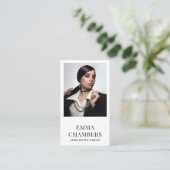 Modern Jewelry Designer Visitekaartje (Staand voorkant)