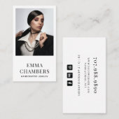 Modern Jewelry Designer Visitekaartje (Voorkant / Achterkant)