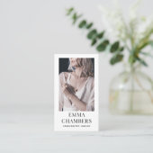 Modern Jewelry Designer Visitekaartje (Staand voorkant)