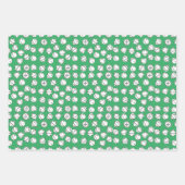 Modern Jingle Bells Pattern Inpakpapier Vel (Voorkant 3)