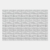 Modern Jingle Bells Pattern Inpakpapier Vel (Voorkant 2)