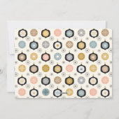 Modern Jingle & Mingle Corporate Holiday Party Feestdagenkaart (Achterkant)