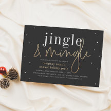 Modern Jingle & Mingle Corporate Holiday Party