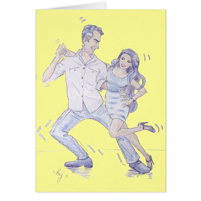 Modern Jive Ceroc Dancers (Voorkant)