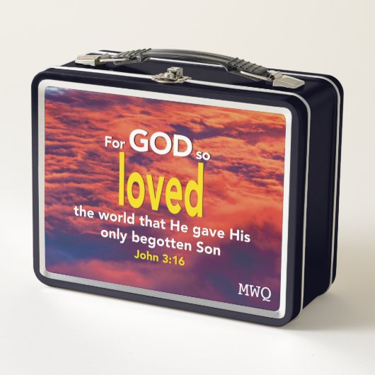 Modern JOHN 3:16 FOR GOD SO LOVED Christian (Voorkant)