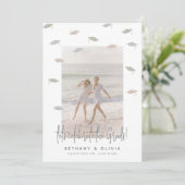 Modern Joint Afstuderen Afstuderen Celebration Kaart (Staand voorkant)