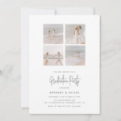 Modern Joint Afstuderen Afstuderen Celebration Kaart (Achterkant)