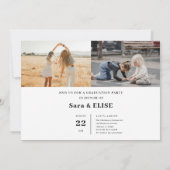 Modern Joint Afstuderen, twee personen nu en dan Kaart (Achterkant)