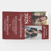 Modern Joint Graduation Party Banner (Horizontaal)