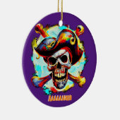 Modern Jolly Roger Keramisch Ornament (Rechts)