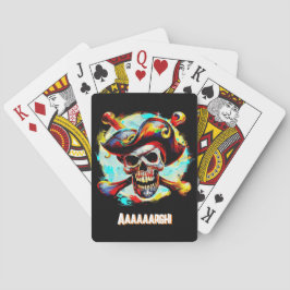 Modern Jolly Roger Pokerkaarten