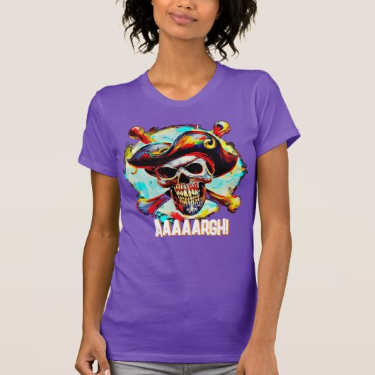Modern Jolly Roger T-shirt (Voorkant)