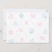 Modern, jongen of meisje, hij of zij, geslachtsont kaart (Achterkant)