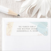 Modern Joy Return-adreslabel Etiket (Insitu)